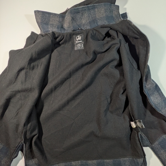 Swanndri Mosgiel Mens Wool Zip Front Bush Shirt/Coat Grey Blue - Picture 12 of 16